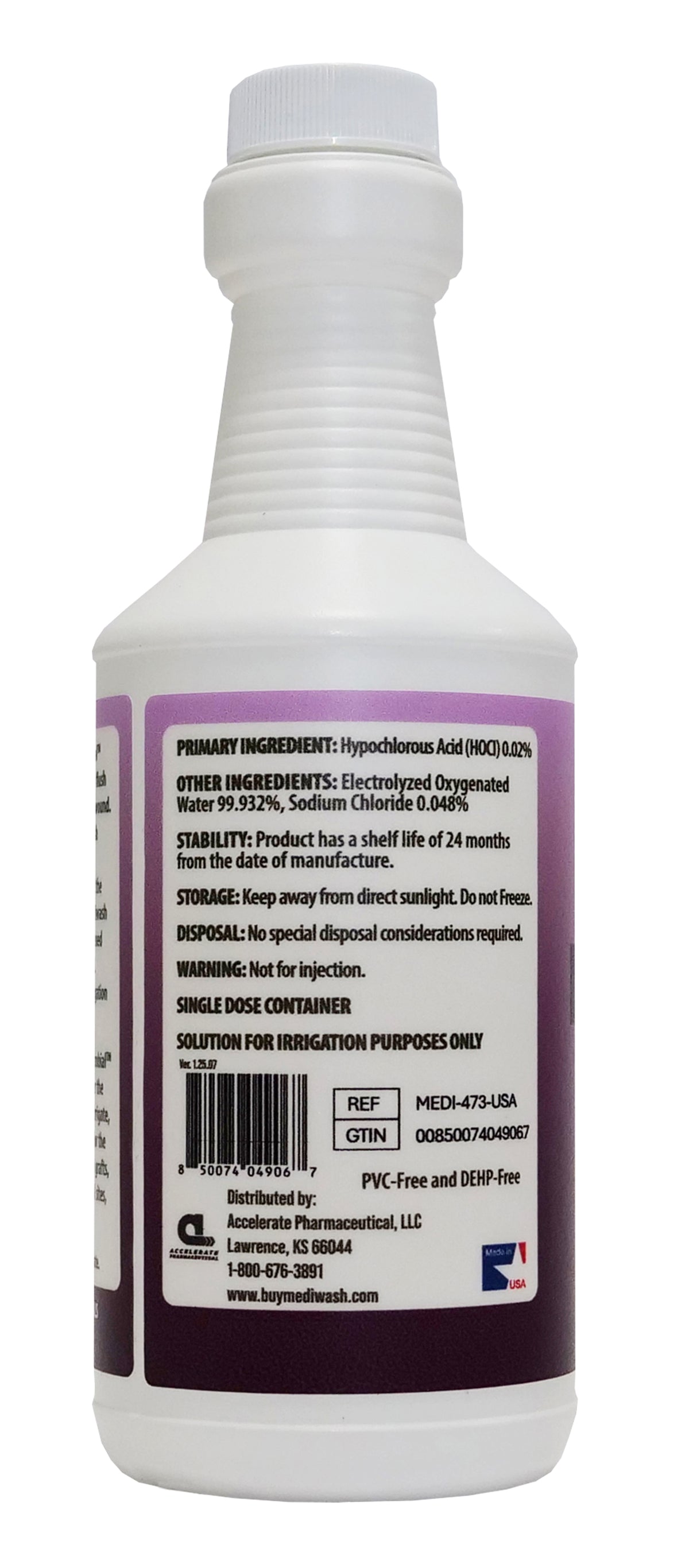 Mediwash Clinical Strength Dental Office Irrigation Solution